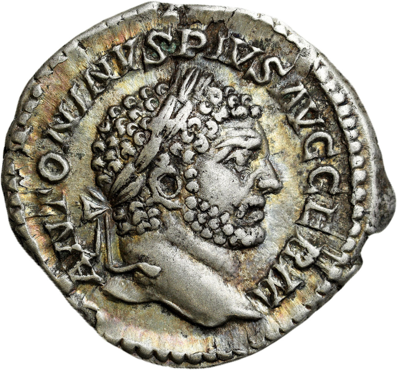 Cesarstwo Rzymskie, Denar, Caracalla 196 - 217 n. e., Rzym